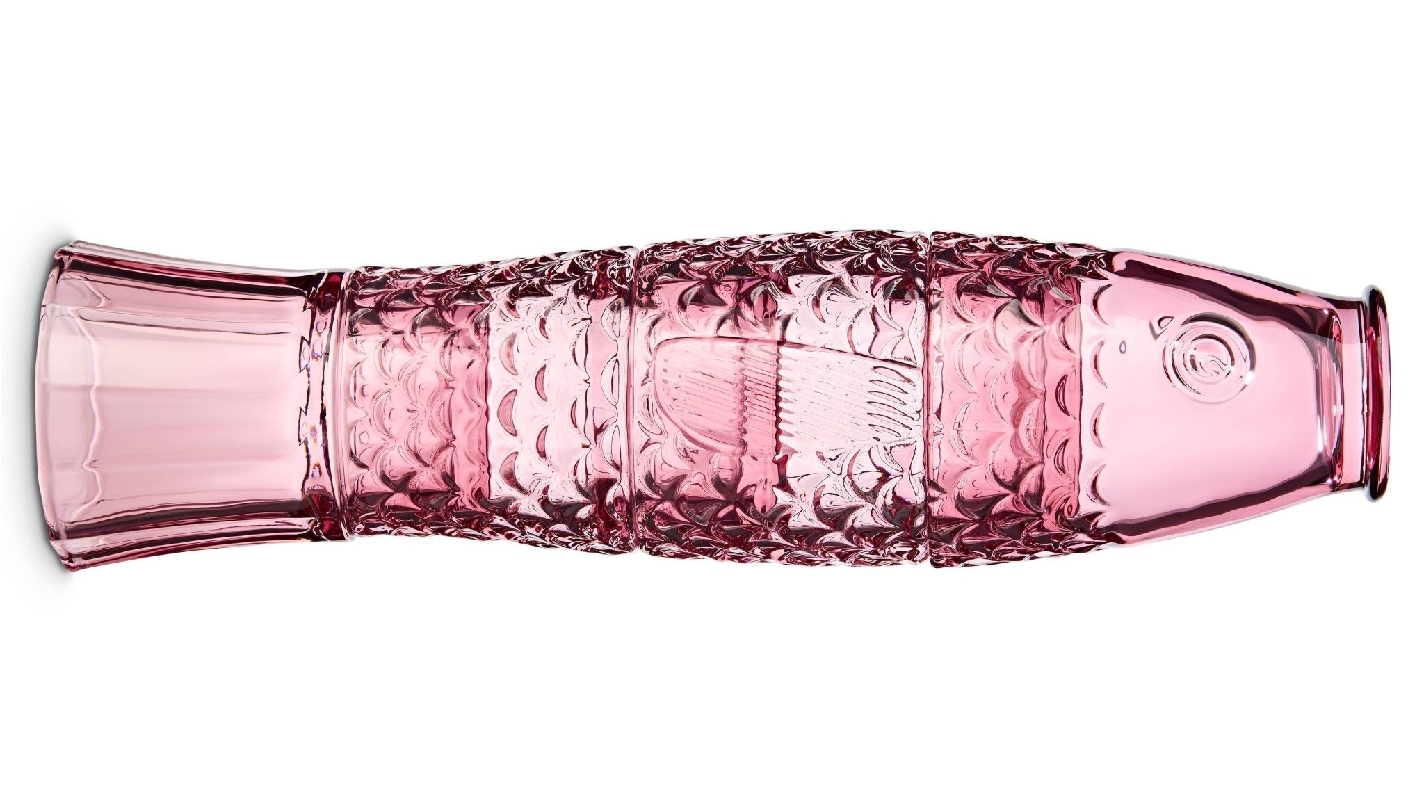 Fish Stacking Drinking Glass - Set of 4 Pink - Bumble Living