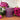 Rustic Pillar Candle Amethyst 100x100mm - Bumble Living