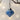 Blue Glitter Mini Onion Bauble - Bumble Living