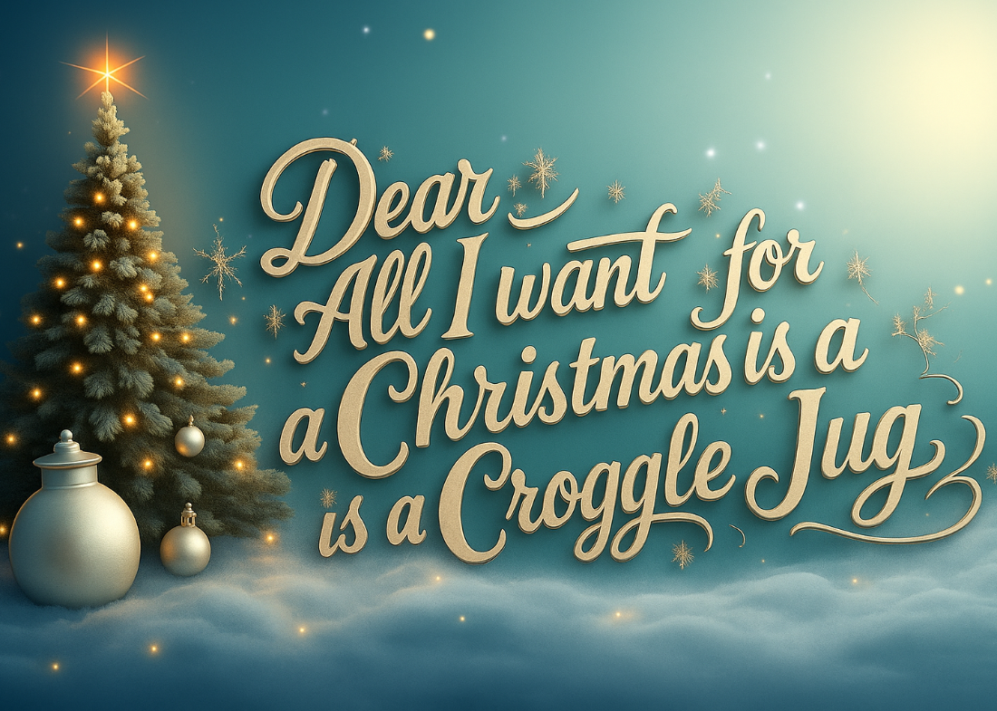 all i want for christmas banner