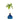 Acorn Vase Blue - Bumble Living