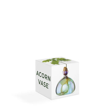 Glass Acorn Vase Cosmic Lyra by ILEX STUDIO, featuring a unique cosmic-inspired design and smooth glass finish.
