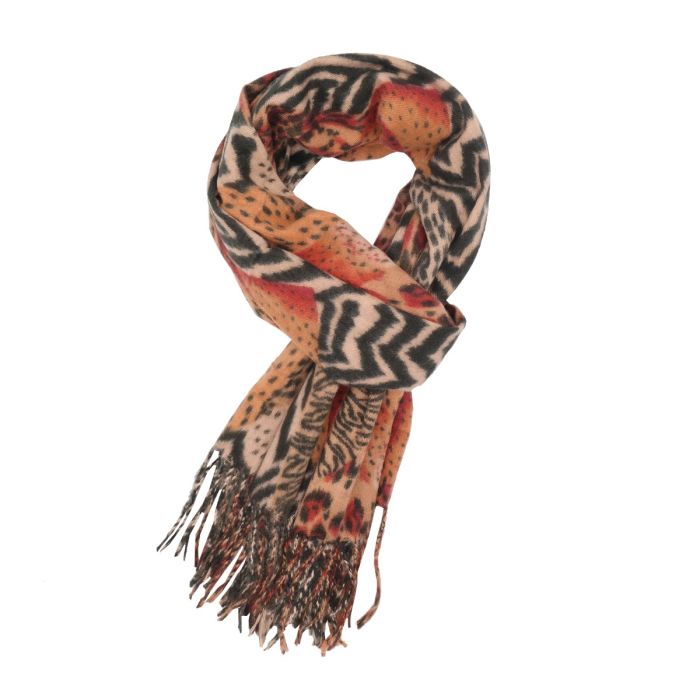 Animal Scarf- Orange - Bumble Living