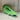 Apple green XL Croggle Jug by The Gluggle Jug Factory, showcasing a large, curved ceramic jug with a glossy finish.