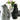 Black Original Gluggle Jug XL, a large ceramic decorative water jug with a spouting fish design by The Gluggle Jug Factory.