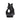Black Original Gluggle Jug XL, large ceramic decorative water jug with a distinctive spout and traditional design.