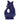 Blue Original Gluggle Jug Mini from The Gluggle Jug Factory, showcasing its classic blue ceramic design and distinctive spout.
