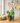 Boy Bunny With Basket Bristle Ornament 33cm - Bumble Living