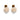 Chalk UK Battle Fluffy Stud Earrings- Caramel - Bumble Living