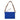 Cobalt blue CHALK UK Hampstead bag made of suede with a sleek, structured design and top handle for stylish everyday use.