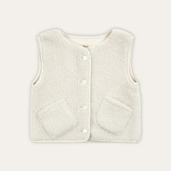 Chalk UK Mini Cleo Gilet- Off White 6-24 Months - Bumble Living
