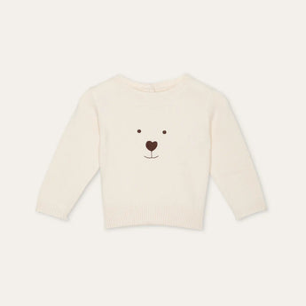 Chalk UK Mini Cub Jumper - Ivory 0-12 Months - Bumble Living