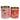 Set of two Rex B2B cherry-shaped medium storage tins with lids, perfect for kitchen organization and storage.