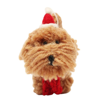 Christmas Cockapoo Felt Decoration - Bumble Living