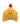Amica Christmas croissant felt decoration with festive holiday design, perfect for seasonal decor.