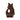 Cocoa Brown Original Gluggle Jug XL from The Gluggle Jug Factory with a glossy brown finish and traditional design.