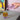 Color Stack Glass Carafe Pink, Violet & Lemon - Bumble Living