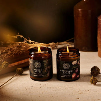 Freckleface Fireside Nights Apothecary Jar Candle