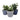 Casa Verde Delphi Midnight Dutch Plant Pot with assorted designs, ceramic container suitable for indoor and outdoor plants.