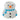 Pukator Festive Friends Snowman shaped Christmas ceramic wax burner for festive holiday decor and fragrant wax melts