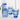 Fish Stacking Drinking Glass - Set of 4 - Blue - Bumble Living