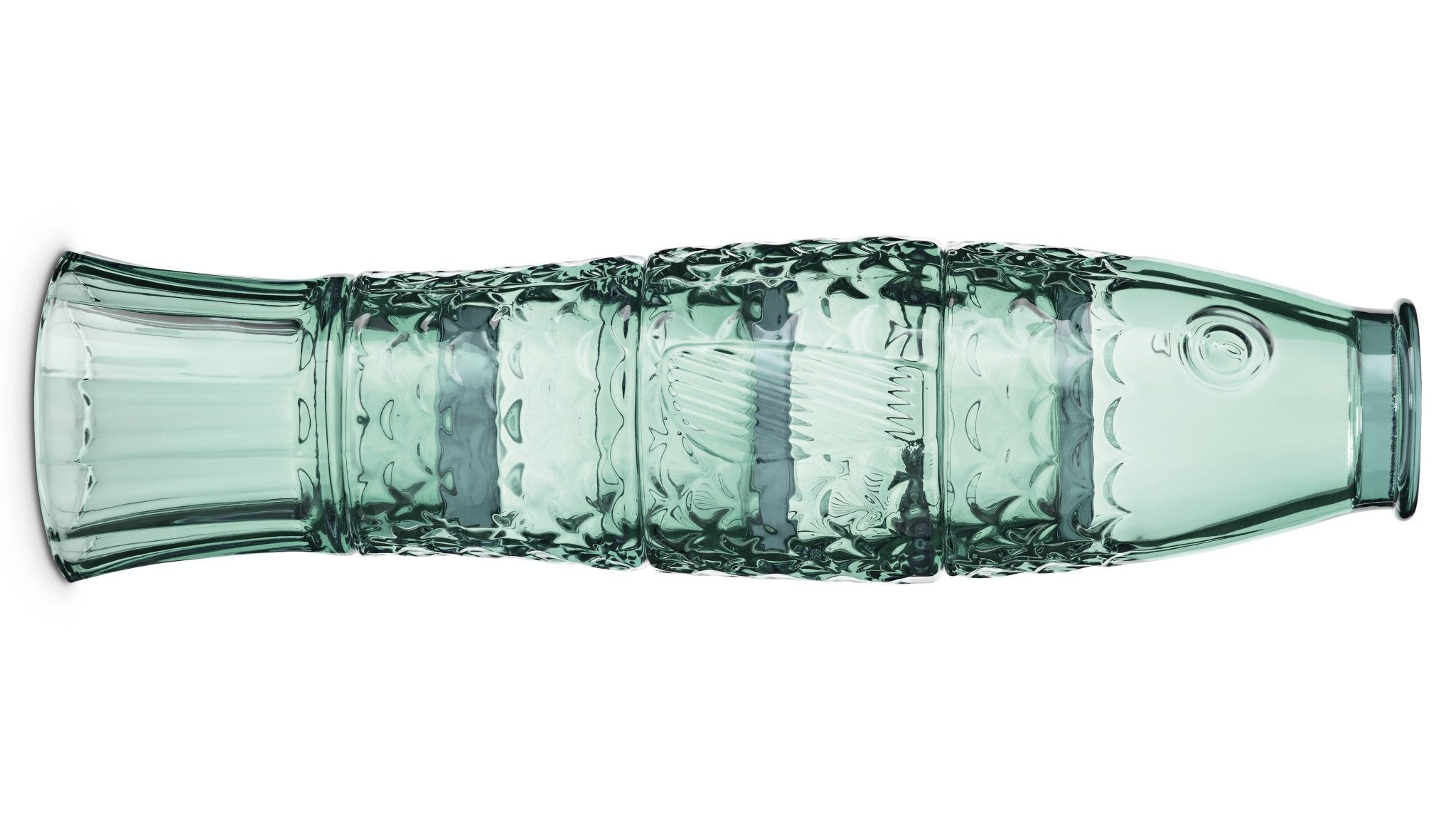 Fish Stacking Drinking Glass - Set of 4 - Green - Bumble Living