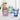 Fish Stacking Drinking Glass - Set of 4 - Rainbow - Bumble Living