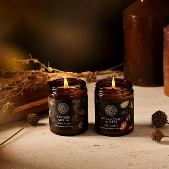Freckleface Fireside Nights Apothecary Jar Candle - Bumble Living