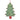 Gisela Graham gingerbread green tree decoration for seasonal decor, featuring festive gingerbread and greenery details.
