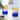 Gradient Glasses Blue, Pink & Yellow - Bumble Living