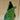 Large green Croggle Jug by The Gluggle Jug Factory, featuring a textured ceramic surface and a distinctive spout design.