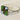 Green & White Hand Crafted Glass Bangle - Bumble Living