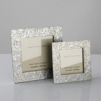 Large Hedgerow Mini Frame photo frame by Lancaster & Gibbings, featuring a detailed hedgerow design in natural wood finish.