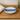 Horizontal blue ceramic soap dish from Casa Verde, designed for holding soap bars in a stylish bathroom accessory.