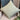 Natural Jasper square cushion with Ramie and cotton cover by CHALK, showcasing a soft, textured beige fabric for cozy home decor.