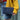 Navy suede Kensington Women's Pouch Bag by CHALK UK, showcasing a compact, stylish bag with a sleek design and minimal hardware.