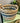 Large Straw And Corn Basket Blue Stripe With Handles - Bumble Living