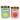 Set of two Rex B2B lemon and tomato themed medium storage tins for kitchen organization and food storage.