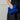 Cobalt blue suede Putney Bag by CHALK, stylish bags with a sleek design and soft texture, perfect for everyday use.