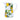 Gisela Graham Medium Lemon Tree Bone China Jug with yellow lemon and green leaves, decorative tableware for serving beverages.