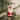 Mini Father Christmas felt decoration by Amica featuring a festive red and white Santa figure with a jolly face and soft felt texture.