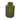 Moss green glass bottle vase with stem design, Casa Verde brand, featuring a sleek, modern shape ideal for floral arrangements.