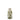 Chic Antique olive small bottle vase made of glass, featuring a slender, curved shape ideal for floral arrangements.