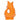Mini orange Gluggle Jug by The Gluggle Jug Factory featuring a traditional design with a built-in spout and playful water sound.