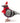 Pigeon with Hat & Scarf Felt Decoration - Bumble Living