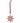 Pink Star Decoration Glitter Small - Bumble Living