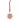 Pink Star Decoration Glitter Small - Bumble Living