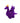 Purple Dragon with Wings Felt Decoration - Bumble Living