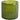 Small vintage green ribbed hurricane glass candle holder by Grand Illusions with textured, ribbed design.