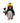 Rock Hopper Penguin with Holly Sprig Felt Decoration - Bumble Living